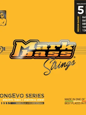 Direkt vom Hersteller | Markbass Longevo 5s Saitensatz für 5-Saiter E-Bass 045-130