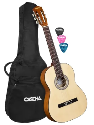 Cascha HH2137 Konzertgitarre Student Series 4/4 Starterpack | Schnell zugreifen
