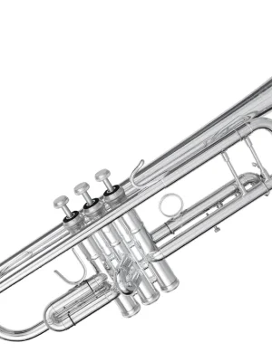 B&S 31372PCL Trompete Messing versilbert - Markenqualität