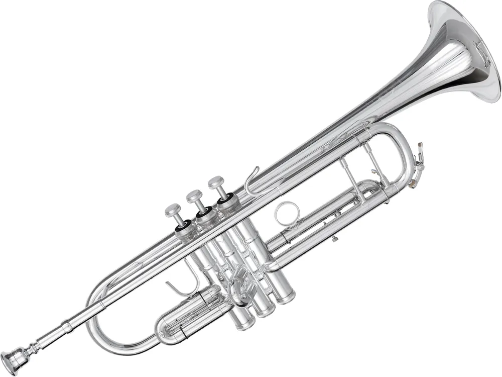 B&S 31372PCL Trompete Messing versilbert - Markenqualität