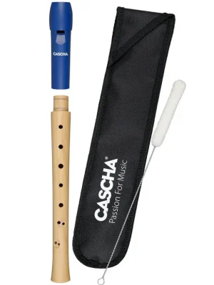 Sofort bestellbar | Cascha CFL1B Sopranflöte barock Doppelloch
