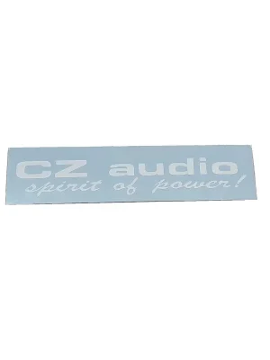 Geprüfte Qualität - CZ Audio Sticker 14 x 3 cm