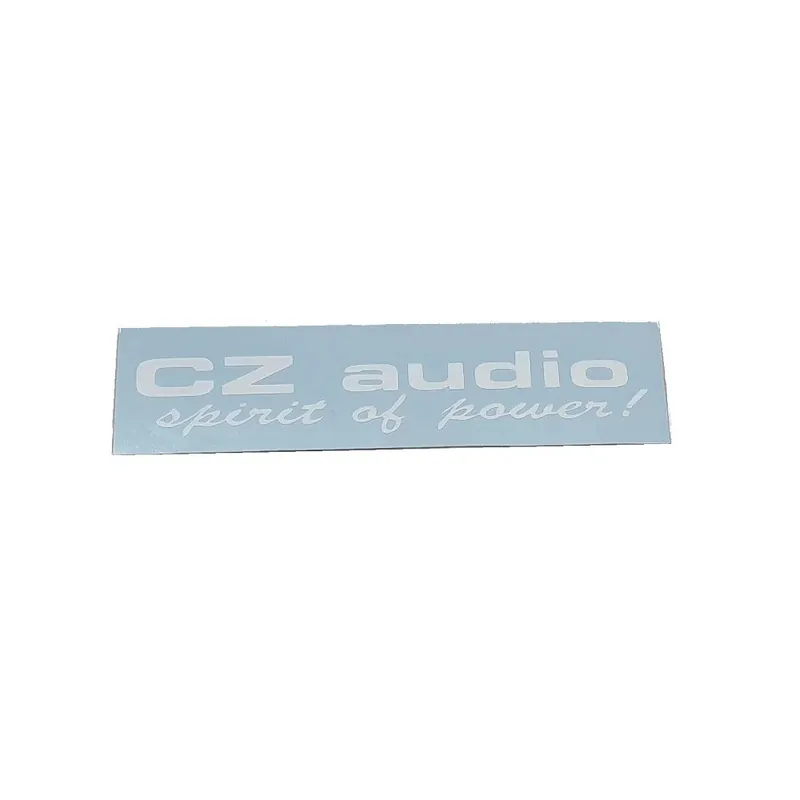 Geprüfte Qualität - CZ Audio Sticker 14 x 3 cm