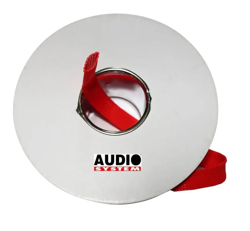 Sehr beliebt | 50mm² Gewebeschlauch Rot