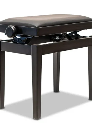 Hidrau Model Klavierbank BG27 Schwarz matt Skai Schwarz | Sofort lieferbar