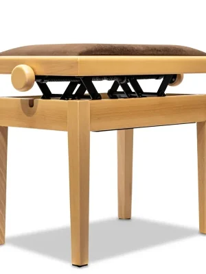 Hidrau Model Klavierbank BG32 Buche matt Velour Braun - Günstig