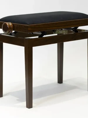 Discacciati Klavierbank 105 R Nussbaum matt Mikrofaser Schwarz | Neuzugang