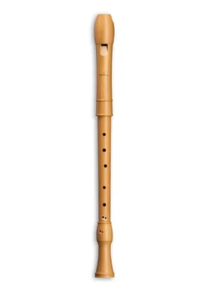Mollenhauer 2406 Canta Tenorblockflöte – Manufaktur-Flöte aus Birnbaum natur, barocke Griffweise mit Doppellöchern (a¹ = 442 Hz) - Sehr beliebt
