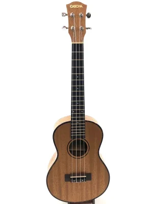 CASCHA HH2048 Tenor-Ukulele – Decke, Zargen & Boden aus furniertem Mahagoni, Griffbrett & Steg aus Palisander, inkl. Tasche - Sehr gut bewertet
