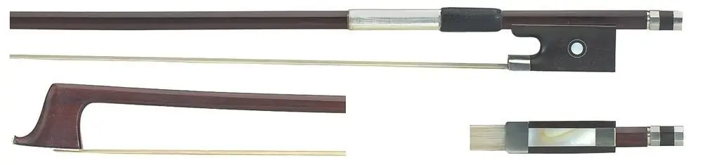 Nur solange der Vorrat reicht - Gewa Violinbogen Massaranduba Schüler Kantig Qualität 4/4