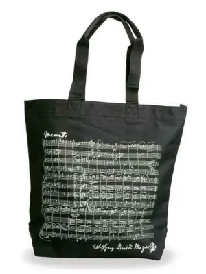 Musik Einkaufstasche mit Mozart Noten | Sale