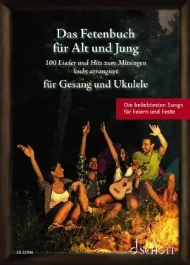 Das Fetenbuch für Alt und Jung für Gesang und Ukulele Melodie/Texte/Akkorde - Neu im Sortiment