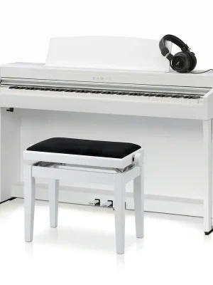 Kawai CN 301 Weiß Matt Bundle mit Bank und Kopfhörer - Ausverkauf