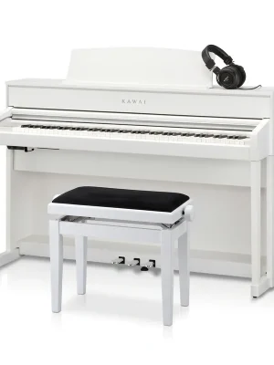 Kawai CA-701 Weiß Matt Bundle mit Bank und Kopfhörer | Neu verfügbar