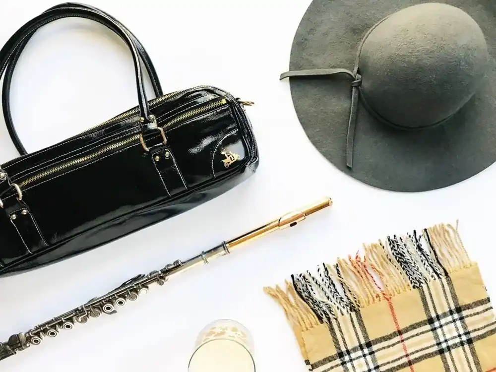 Flutescooter Bag für Querflöte aus weichem Echtleder | Neue Ware