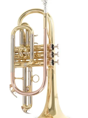 Geprüfte Qualität - Roy Benson CR-202 Kornett – B-Kornett mit Messing-Schallstück, Goldmessing-Mundrohr & Edelstahl-Ventilen