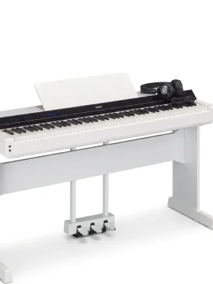 Yamaha P-S500 Weiß Bundle mit Ständer, Pedalen und Kopfhörer - Neu im Shop