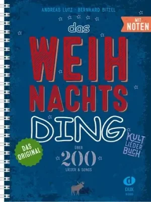 Das Ding Weihnachten Songbook Melodie/Texte/Akkorde Din A4 Ringbindung | Profi-Qualität