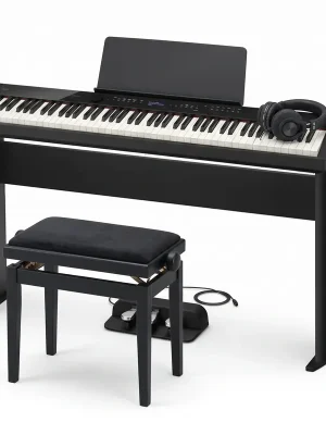 Casio PX-S3100 Schwarz Deluxe Bundle mit Ständer, Pedalen, Bank und Kopfhörer - Online bestellen