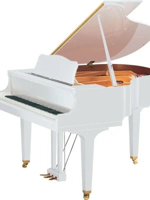 Yamaha GB1 K Flügel weiss poliert - Lackschaden vorne Kante - Sonderpreis (Flügel ist Nagelneu) | Fast ausverkauft