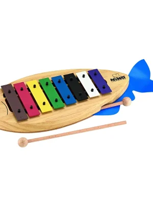 Topseller | NINO Percussion C Major Scale Glockenspiel "Fisch"
