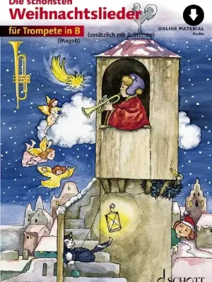 Die schönsten Weihnachtslieder (+Online Audio) für 1-2 Trompeten (mit Text) - Sparangebot