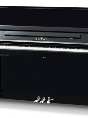Kawai K-300 Klavier schwarz poliert mit Chrom-Beschlägen und AURES-2-Hybridsystem – Millennium-III-Mechanik, Fichten-Resonanzboden - Nur heute