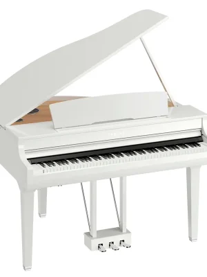 Yamaha Clavinova CSP-295GP Digitalflügel – Weiß poliert mit GrandTouch-Tastatur (Holztasten) und CFX- & Bösendorfer-Samples - Sicher bezahlen