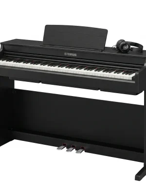 Yamaha S36 Arius Schwarz Matt Bundle mit Bank und Kopfhörer | Extra sparen
