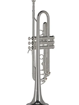 GEWA Germany Ambition TR501S B-Trompete – ML-Bohrung & Goldmessing-Mundrohr, versilbert | Expresslieferung