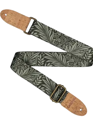 Neu | Cascha hochwertiger Gitarrengurt - Olive Jungle