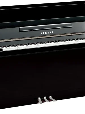 Preiswert - Yamaha B1 Klavier schwarz poliert mit Chrom und SC3 Silent System