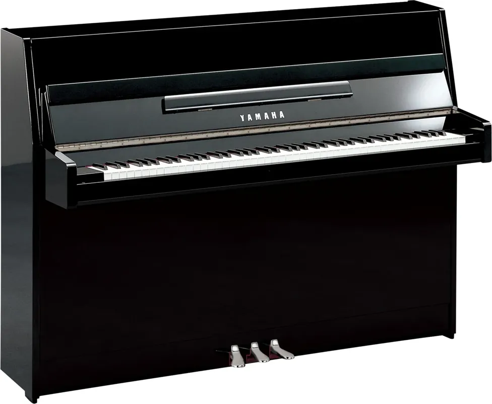 Preiswert - Yamaha B1 Klavier schwarz poliert mit Chrom und SC3 Silent System
